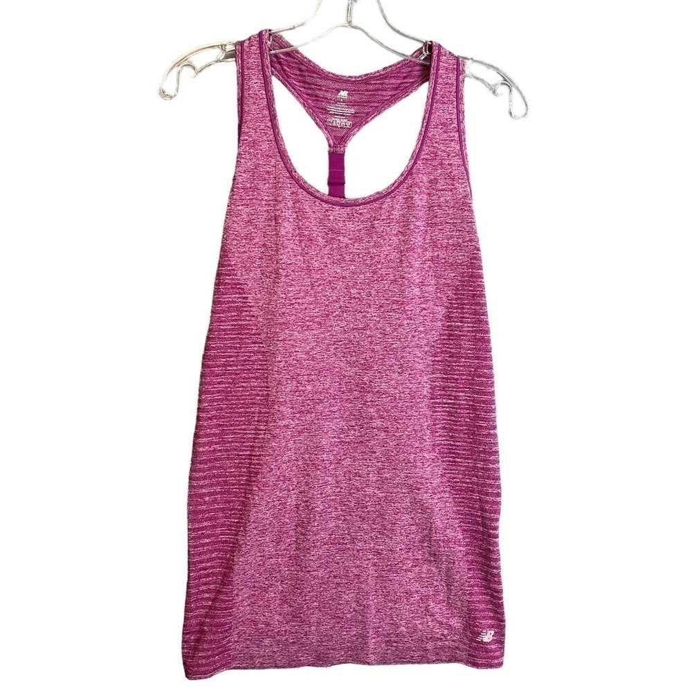 New Balance Pink Racerback Athletic Tank Top Large EUC